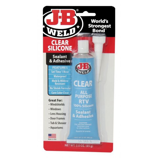 J-B Weld J-B Weld Clear Silicone - Pack of 6 J-B Weld  - Dynamic Drive