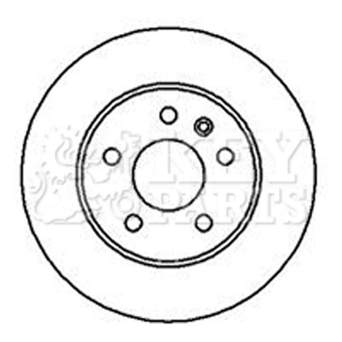 Genuine Key Parts KBD4072 Brake Disc Pair (Front)