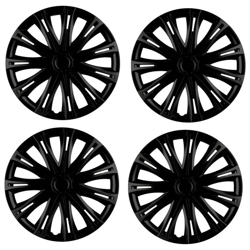 4x Wheel Trims Hub Caps 15" Covers fits Smart ForTwo UKB4C  - Dynamic Drive