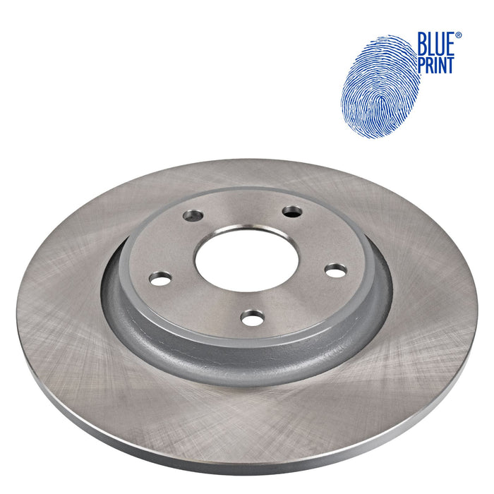 Pair of Blue Print Rear Solid Brake Discs for Chrysler Grand Voyager K04779713AA