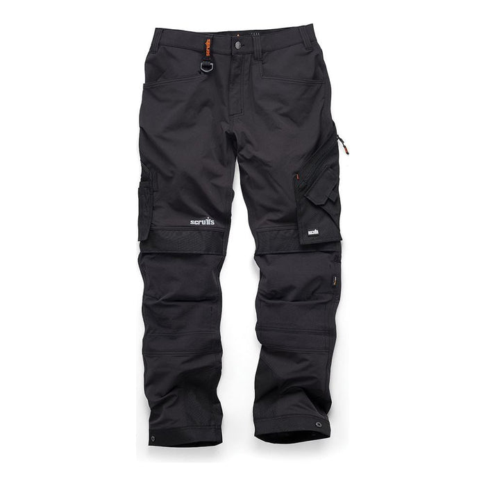 Scruffs Pro Flex Plus Trousers Black 36L Scruffs  - Dynamic Drive