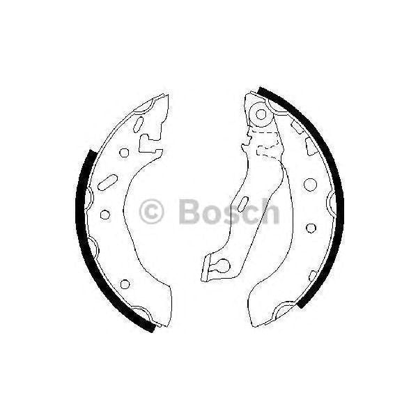 Genuine Bosch Brake Shoe Bs803 fits Ford Fiesta - 1.2 - 95-02 0986487553