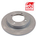 Genuine FEBI Rear Brake Discs & Pads Set Solid for Volvo S40 Febi Bilstein  - Dynamic Drive