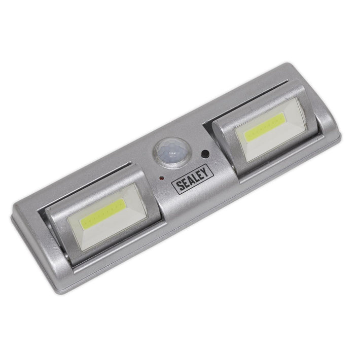 Sealey GL931 Auto Light 1.2W COB LED with PIR Sensor 3 x AA Cell Sealey  - Dynamic Drive