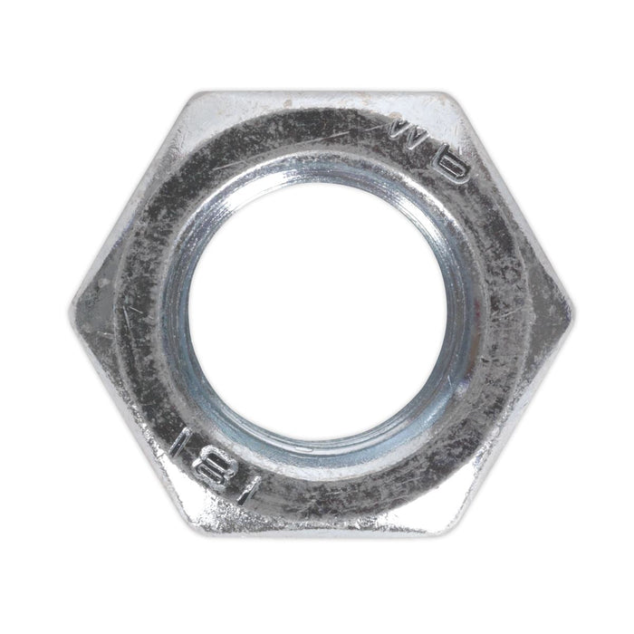 Sealey Steel Nut DIN 934 M24 Zinc Pack of 5 SN24