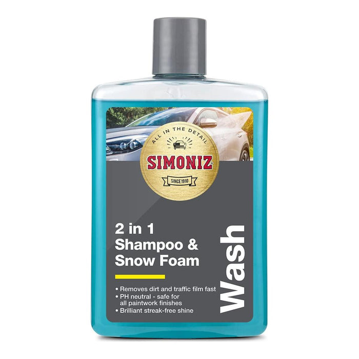 Simoniz 2 in 1 Shampoo & Snow Foam - 475ml