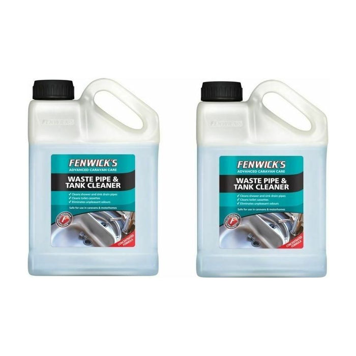 2x Fenwicks Waste Pipe and Tank Cleaner - 1 Litre