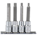 Draper Spline Socket Bit Set, 1/2" Sq. Dr. (4 Piece) 16350 Draper  - Dynamic Drive