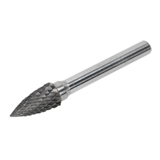 Sealey Tungsten Carbide Rotary Burr Arc Pointed Nose 10mm SDB03 Sealey  - Dynamic Drive