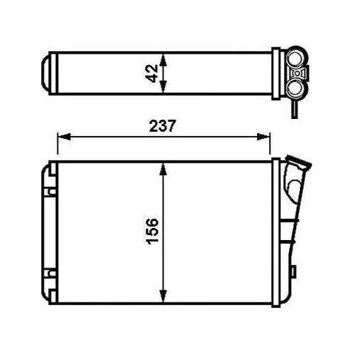 NRF Heater Radiator 54238