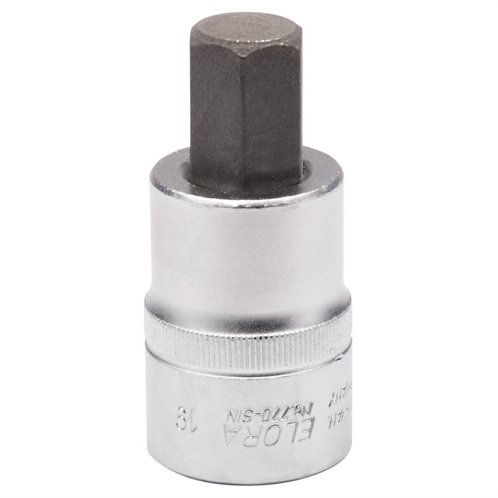 Draper Elora Hexagon Screwdriver Socket, 3/4" Sq. Dr., 19mm 15554