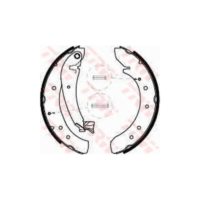 Genuine TRW Brake Shoes (R90) GS8545