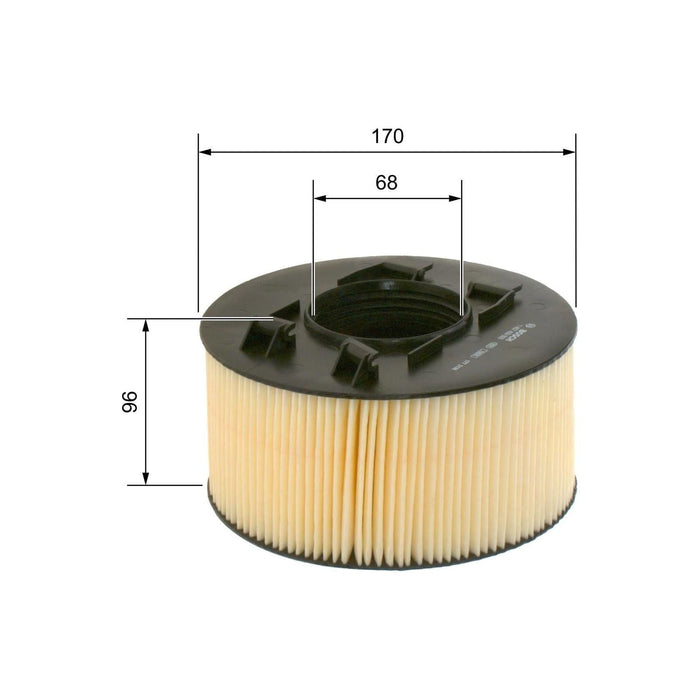 Genuine Bosch Car Air Filter S3093 fits BMW 3 318i Cabrio Ci - 2.0 - 01-06 14574