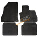 Blue Trim TailoBlue Rubber Car Mats for Fiat 500L 13 ON Set of 4 With 4 Clips UKB4C  - Dynamic Drive