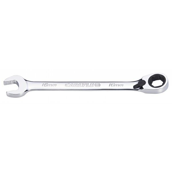 Carlyle Hand Tools Spanner - Reversible Ratcheting - Metric - 16 mm Carlyle Hand Tools  - Dynamic Drive