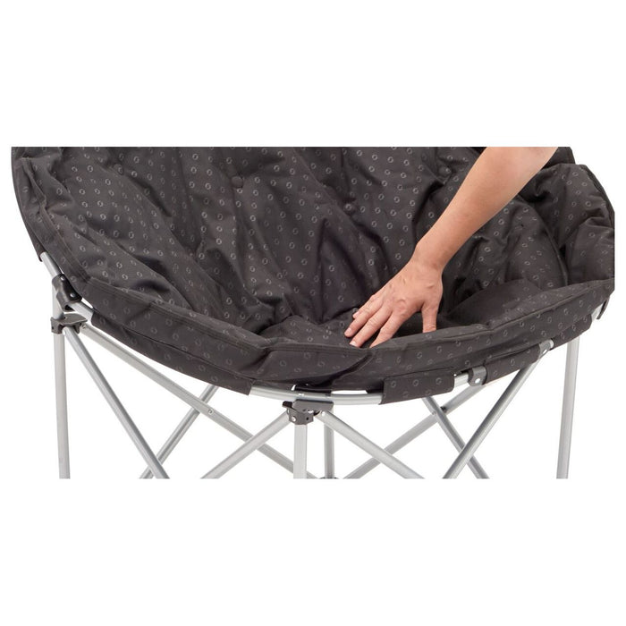 Outwell Casilda Camping Moon Chair Camping Moon Black Folding Outwell  - Dynamic Drive