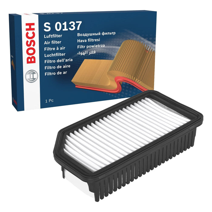 Genuine Bosch Car Air Filter S0137 fits Hyundai i20 CVVT - 1.2 - 08-14 F02640013