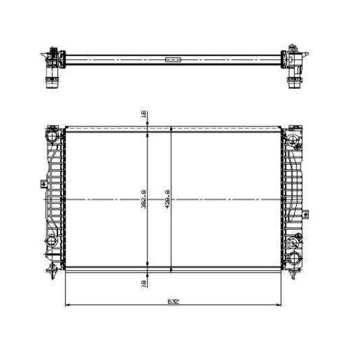 NRF Radiator 519504