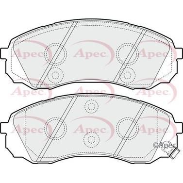 Apec Brake Pads Front Fits Hyundai I800 Iload Montana Kia Sedona