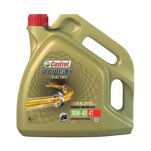 Castrol Power 1 Racing 4T  - 4 Stroke - 10W-40 - Fully Synthetic - 4 Litre Castrol  - Dynamic Drive