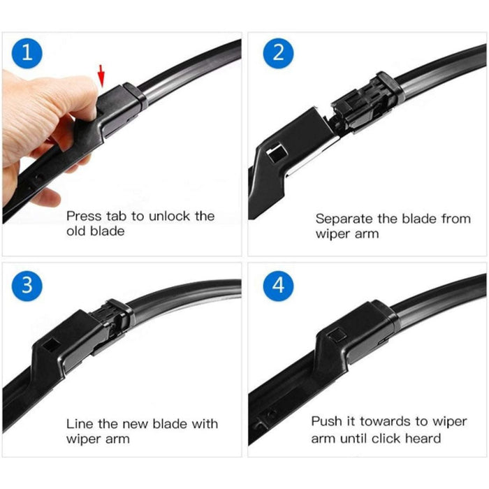 Bosch Front Car Window Windscreen Wiper Blades Aerotwin 600mm+475mm A980S