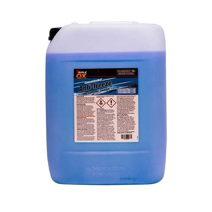 TQX Blue Antifreeze / Coolant 20 Litre Professional Strength Radiator Protect