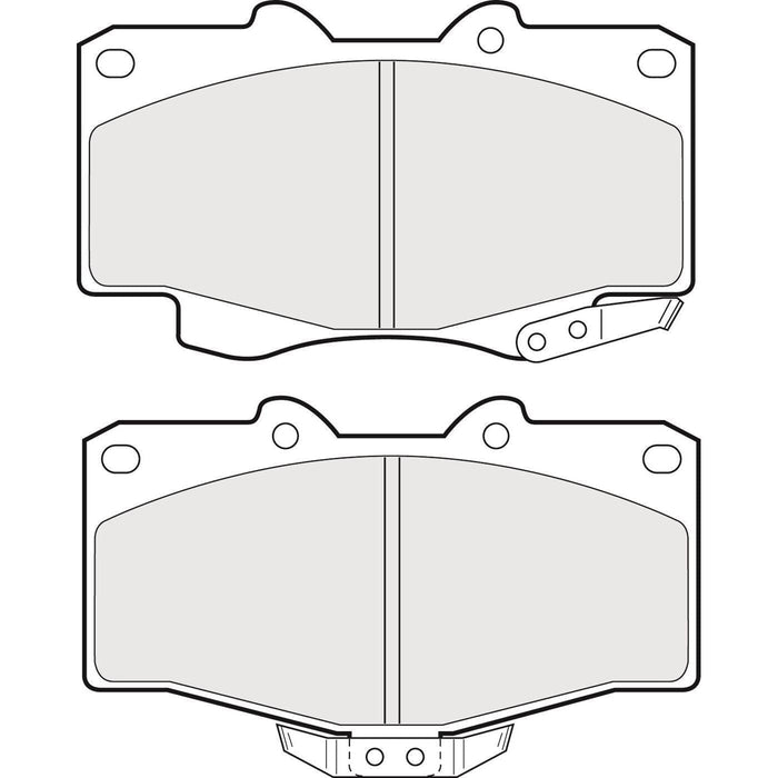 Apec Brake Pads Front Fits Toyota 4-Runner Hi-Lux Landcruiser Vigo VW Taro