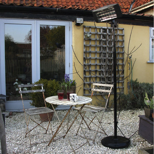 Sealey Infrared Quartz Patio Heater 2000W/230V with Telescopic Floor Stand Sealey  - Dynamic Drive