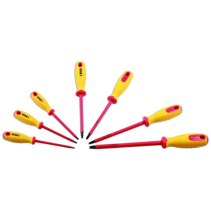 Laser Insulated Star Screwdriver Set 7pc 7448 Laser Tools  - Dynamic Drive