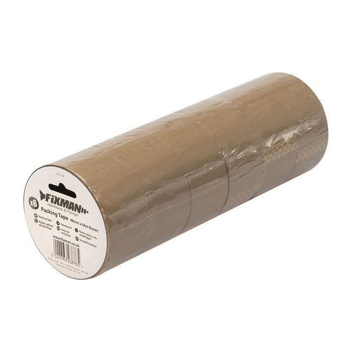 Fixman Packing Tape 48mm x 66m Brown 6pk Fixman  - Dynamic Drive