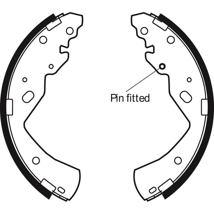 Apec Brake Shoe Rear Fits Ford Ranger Mazda B2500