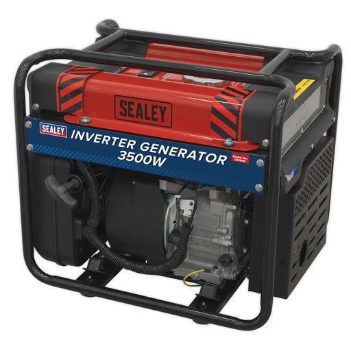 Sealey Inverter Generator 3500W 230V 4-Stroke Engine GI3500 Sealey  - Dynamic Drive