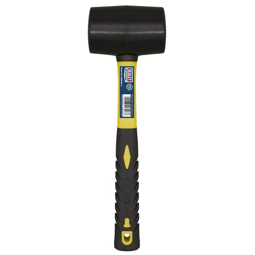 Sealey Rubber Mallet with Fibreglass Shaft 1.5lb RMB150 Sealey  - Dynamic Drive