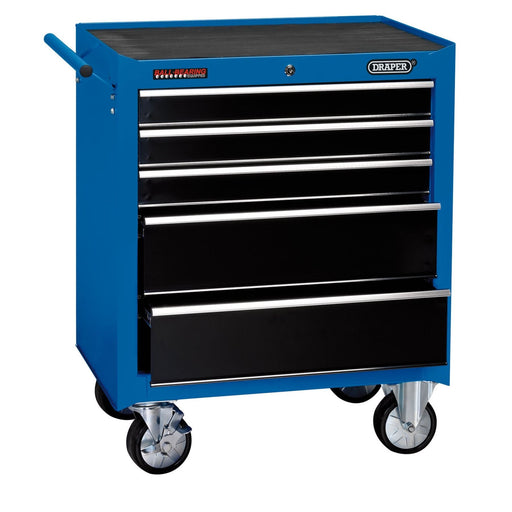 Draper Roller Tool Cabinet, 5 Drawer, 26", Blue 14978 Draper  - Dynamic Drive