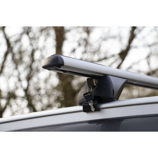 Aluminium Locking Roof Rack Cross Bars fits Ford KA+ Active 2019+ UKB4C  - Dynamic Drive