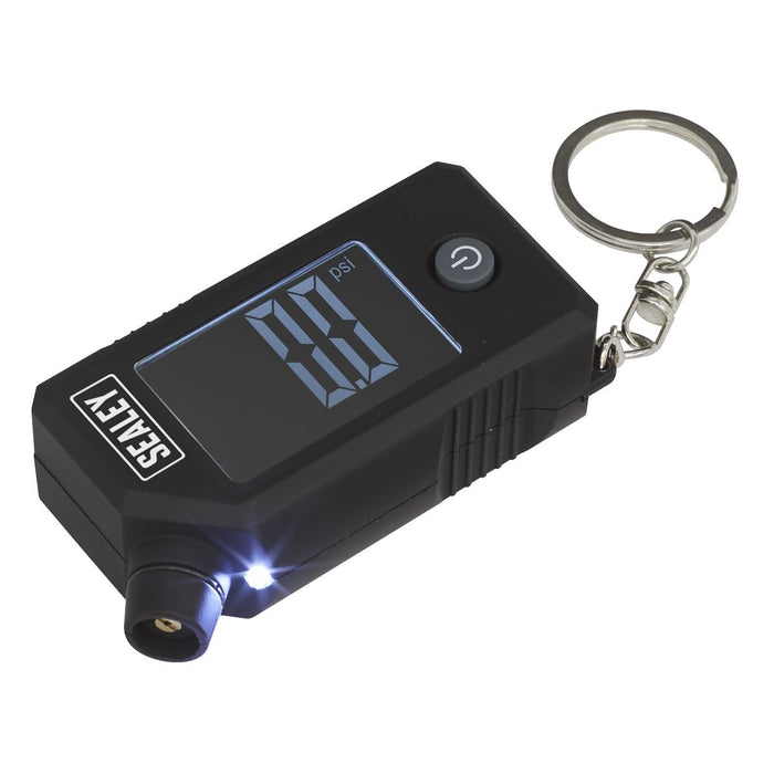 Sealey Digital Tyre Pressure & Tread Depth Gauge with LED TSTPG12 Sealey  - Dynamic Drive