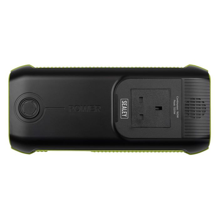 Sealey 31200MAH Power Bank Pack Charger with AC 3 Pin Plug & 2x USB & Light Sealey  - Dynamic Drive