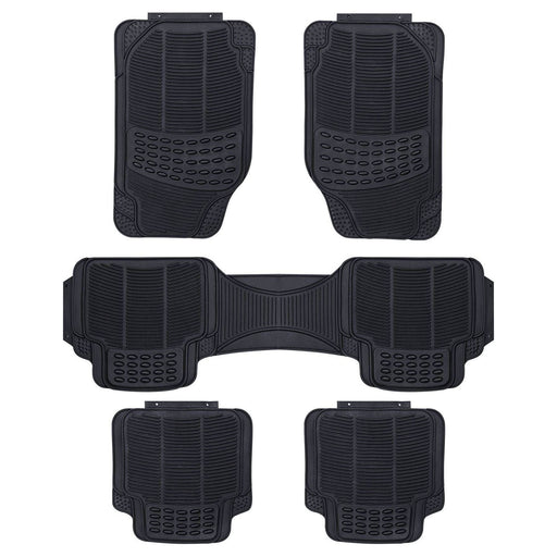 5 Piece MPV Heavy Duty Rubber Non Slip Car Mats Set Universal Fit Town Parts  - Dynamic Drive