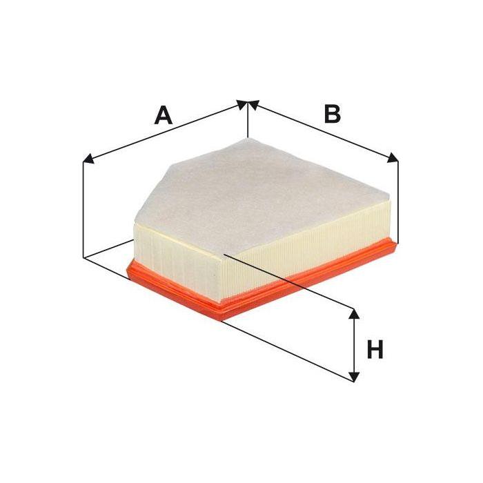 Genuine WIX Air Filter Panel fits BMW 5 520d Efficient Dynamics - 2.0 - 16- WA9 Wix Filters  - Dynamic Drive