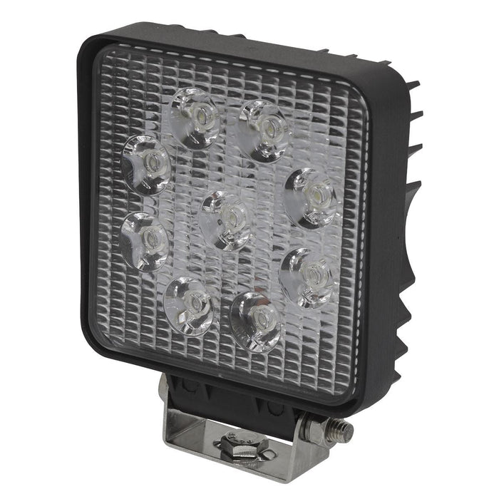 Sealey Square Worklight with Mounting Bracket 27W SMD LED LED3S Sealey  - Dynamic Drive