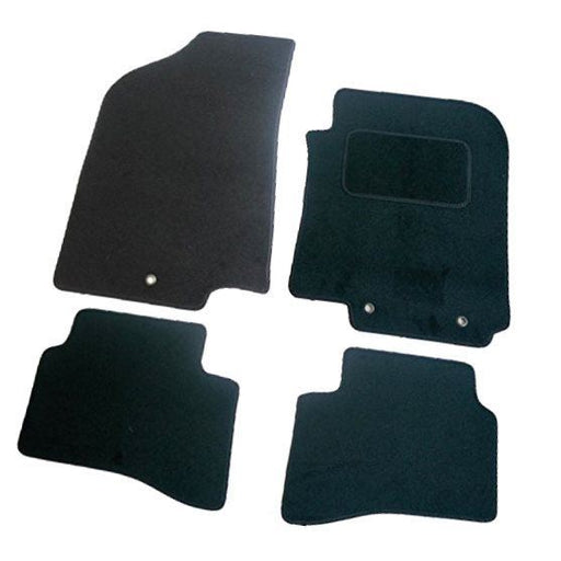 Fully Tailored Black Carpet Car Mats for Kia Rio 11> Set of 4 With 3 Clips UKB4C  - Dynamic Drive