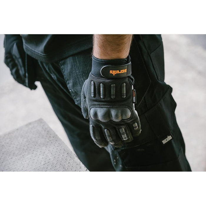 Scruffs Trade Shock Impact Gloves Black L / 9 Scruffs  - Dynamic Drive