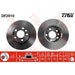 Genuine TRW Brake Disc (Pair) DF2810 TRW  - Dynamic Drive