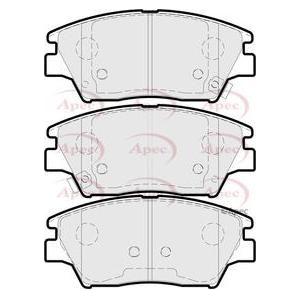 Apec Brake Pads Front Fits Ssangyong Tivoli 1.506/19 -;Ssangyong 1.6 Xd