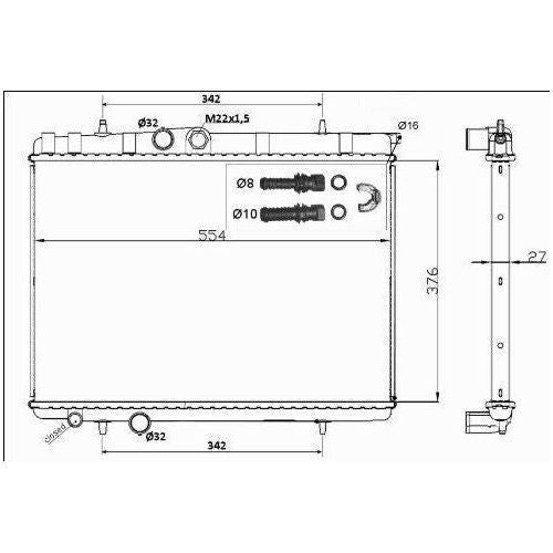 NRF Radiator 53120