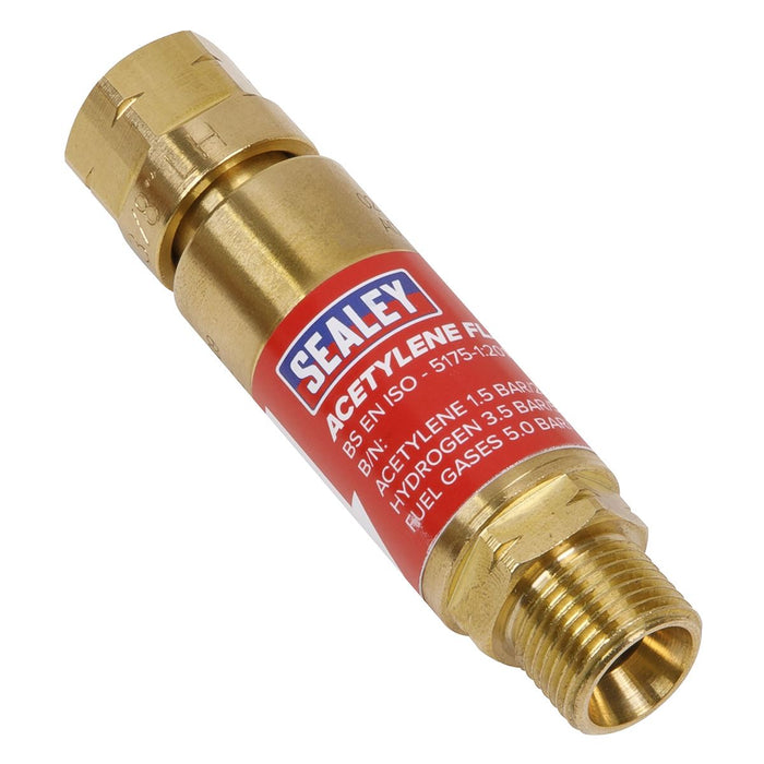 Sealey Acetylene Flash Back Arrestor SGA4/FBA Sealey  - Dynamic Drive