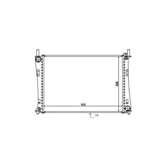 NRF Radiator 53740 NRF  - Dynamic Drive