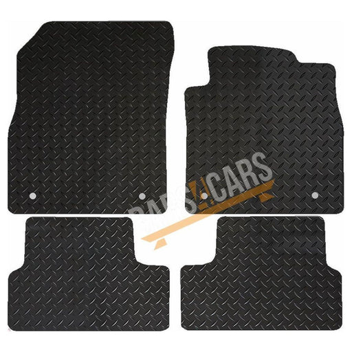 Tailored Rubber Car Mats for Vauxhall Astra 10-15 Alternative Set of 4 4 Clips UKB4C  - Dynamic Drive