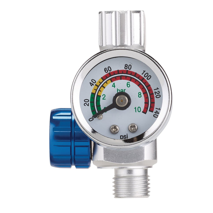 Draper 1/4" BSP On-Gun Air Regulator and Gauge, 140psi 28377