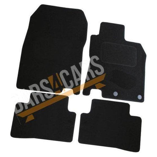 Fully Tailored Navy Blue Trim Carpet Mats fits Nissan Qashqai 14 Set of 4 + 2 Clips UKB4C  - Dynamic Drive